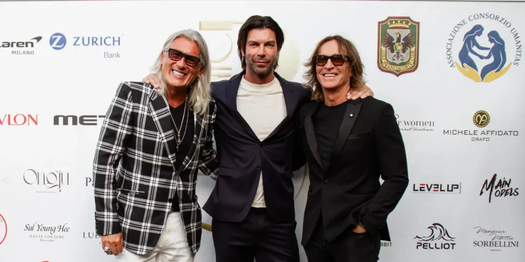 Mitch Mihic Simone Ruggeri e Giulio Di Sabato Alpi Fashion Magazine B ICONIC